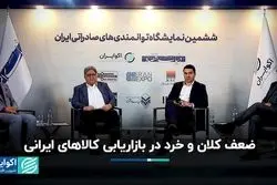 ضعف کلان و خرد در بازاریابی کالاهای ایرانی