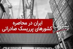 ایران در محاصره کشورهای پرریسک صادراتی