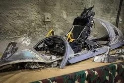 انتشار تصویر کانوپی جنگنده F-15E سرنگون‌شده در اصفهان