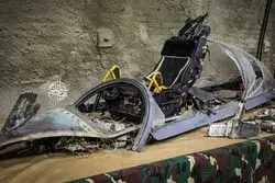 انتشار تصویر کانوپی جنگنده F-15E سرنگون‌شده در اصفهان
