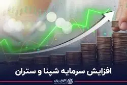 افزایش سرمایه شپنا و ستران
