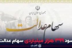 سود 399 هزار میلیاردی سهام عدالت