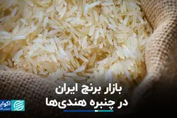 بازار برنج ایران در چنبره هندی‌ها