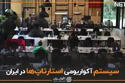 سیستم آکواریومی استارتاپ ها در ایران