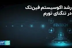 رشد اکوسیستم فین تک در تنگنای تورم