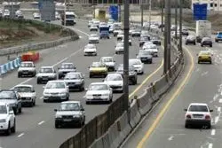 ترافیک سنگین در آزادراه قزوین-کرج-تهران / باران ۱۱ استان را فرا گرفت