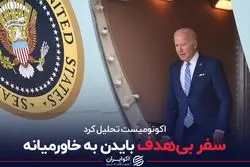 سفر بی‌هدف بایدن به خاورمیانه