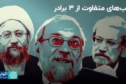 قاب‌های متفاوت از 3 برادر