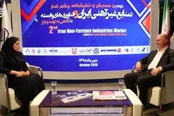 مصاحبه با بهرام شکوری رئیس کمیسیون معادن و صنایع معدنی اتاق بازرگانی در حاشیه همایش صنایع غیرآهنی