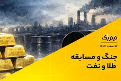 جنگ و مسابقه طلا و نفت