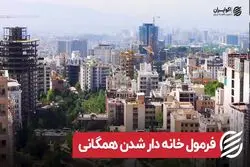 فرمول خانه دار شدن همگانی