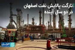 تارگت پالایش نفت اصفهان در دو سال آینده