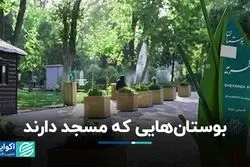 بوستان‌های کدام منطقه تهران بیشترین مسجد را دارد؟