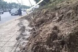 در اتوبان همت چه گذشت؟رانش زمین یا ریزش خاک 