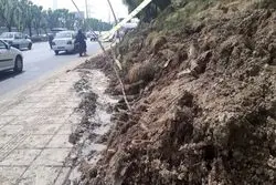 در اتوبان همت چه گذشت؟رانش زمین یا ریزش خاک 