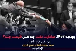 بودجه 1402: صادرات نفت چه قدر، قیمت چند؟