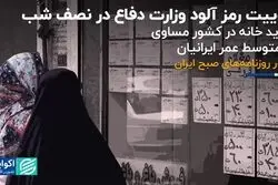 توییت رمزآلود وزارت دفاع در نصف شب