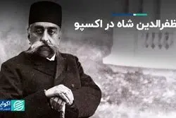 مظفرالدین شاه در اکسپو