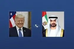 موضوع گفت و گوی رئیس امارات و دونالد ترامپ چه بود؟