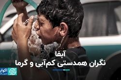 رابطه مصرف لحظه‌ای آب با گرمای هوا