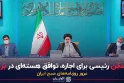 مُسکِن رئیسی برای اجاره، توافق هسته ای در برزخ