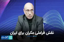 نقش فراملی مکران برای ایران