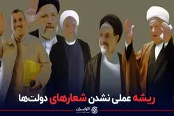 ریشه عملی نشدن شعارهای دولت ها