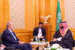 لاریجانی با بن‌سلمان دیدار و گفت‌وگو کرد