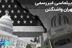دیپلماسی غیررسمی تهران واشنگتن 