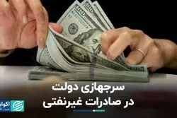 سرجهازی دولت در صادرات غیرنفتی