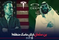 بن سلمان،ایلان ماسک منطقه!
