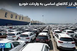 انتقال ارز کالاهای اساسی به واردات خودرو