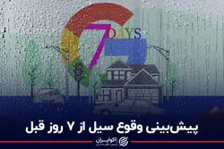پیش‌بینی وقوع سیل از ۷ روز قبل