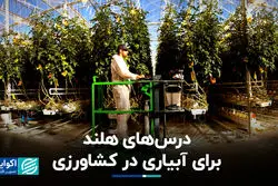 این کشور با کمترین میزان مصرف آب، کشاورزی پربازده دارد