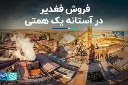 فروش فغدیر در آستانه یک همتی