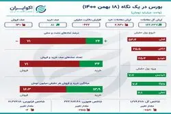 اینفوگرافی؛ ردیابی جریان نقدینگی در بورس 