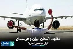 تفاوت آسمان ایران و عربستان