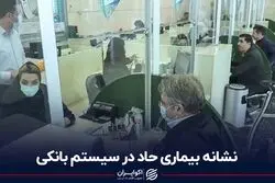 نشانه بیماری حاد در سیستم بانکی