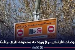 جزئیات افزایش نرخ ورود به محدوده طرح ترافیک