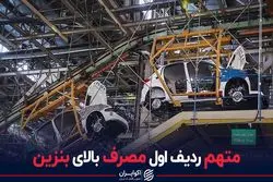 متهم ردیف اول مصرف بالای بنزین 