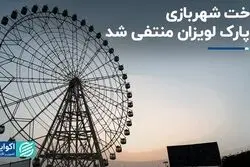 ساخت شهربازی در پارک لویزان منتفی شد