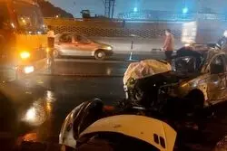 جزییات تصادف مرگبار در بزرگراه آزادگان+فیلم

