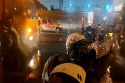 جزییات تصادف مرگبار در بزرگراه آزادگان+فیلم

