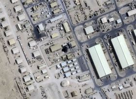 انتشار تصاویر ماهواره‌ای خسارت حمله موشکی ایران به پایگاه آمریکایی در قطر؛ گنبد ژئودزیک هدف گرفته شد
