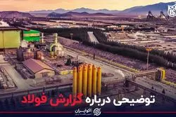 توضیحی درباره گزارش فولاد