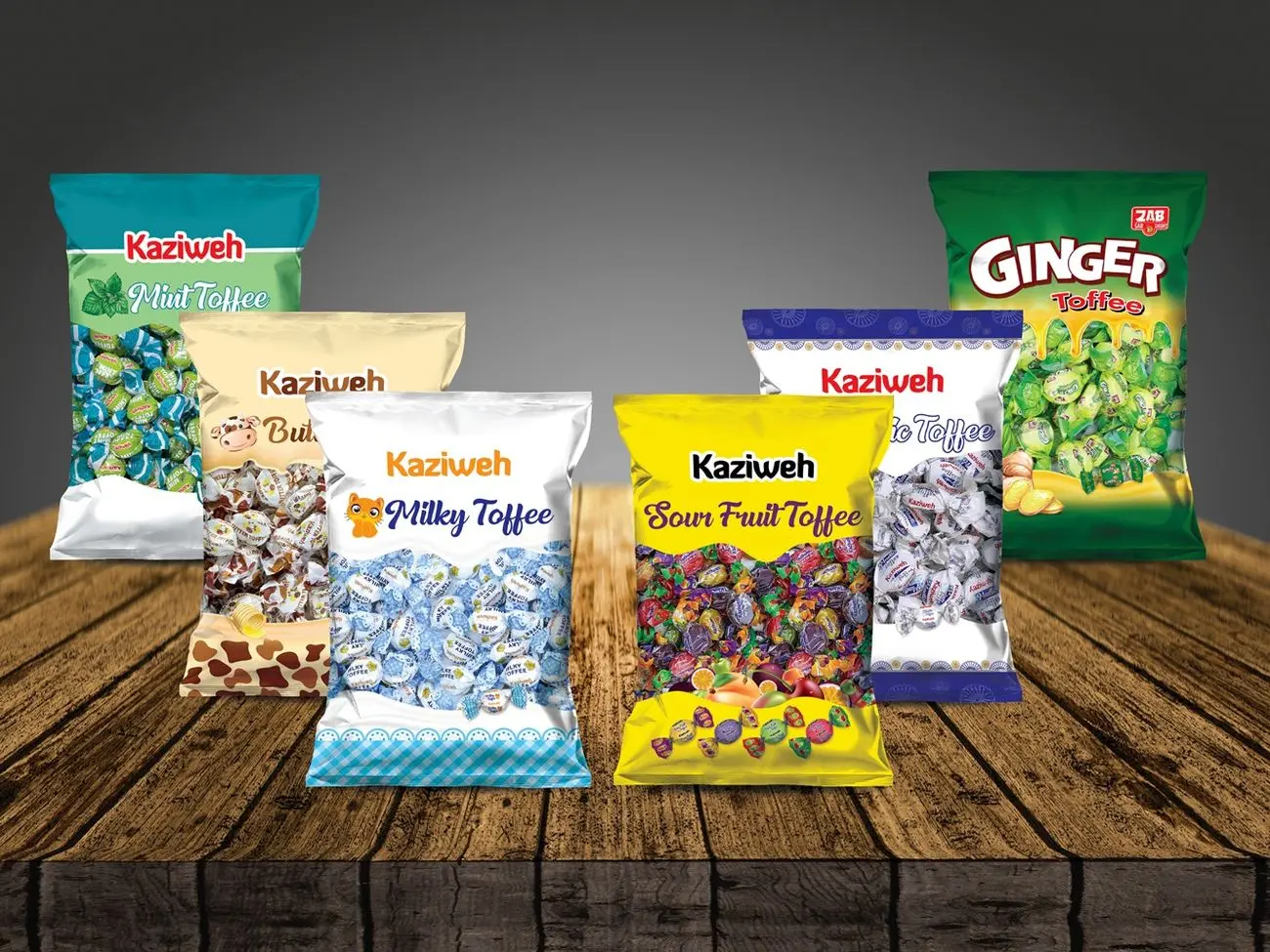 معرفی کارخانه آبنبات و تافی کازیوه Kaziweh