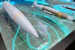 رونمایی از هایپرسونیک جدید هوا به زمین/ این موشک از جنگنده شلیک می‌شود