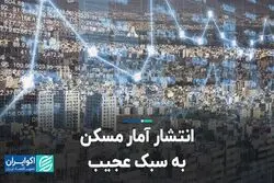 انتشار آمار مسکن به سبک عجیب 