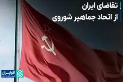 تقاضای ایران از اتحاد جماهیر شوروی