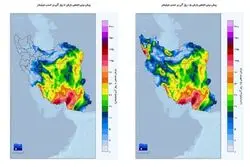 فعالیت موج بارشی قدرتمند در جنوب و شرق؛ ورود موج سرد به شمال و غرب در راه است